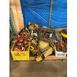 Pallet of Asst. Straps, Chains, Cables, etc.