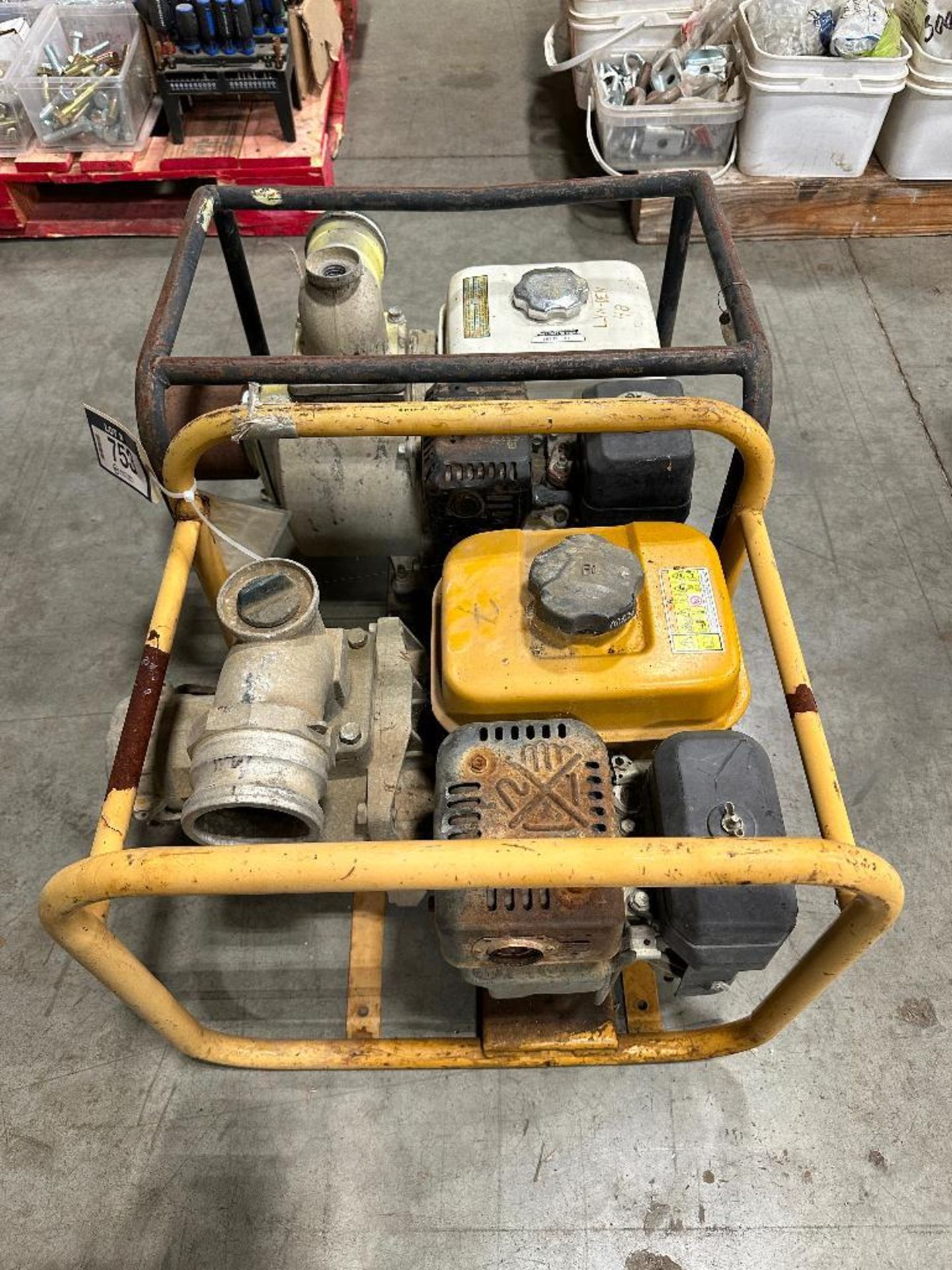 Lot of (2) Asst. 3" Gas Water Pumps - Image 3 of 5