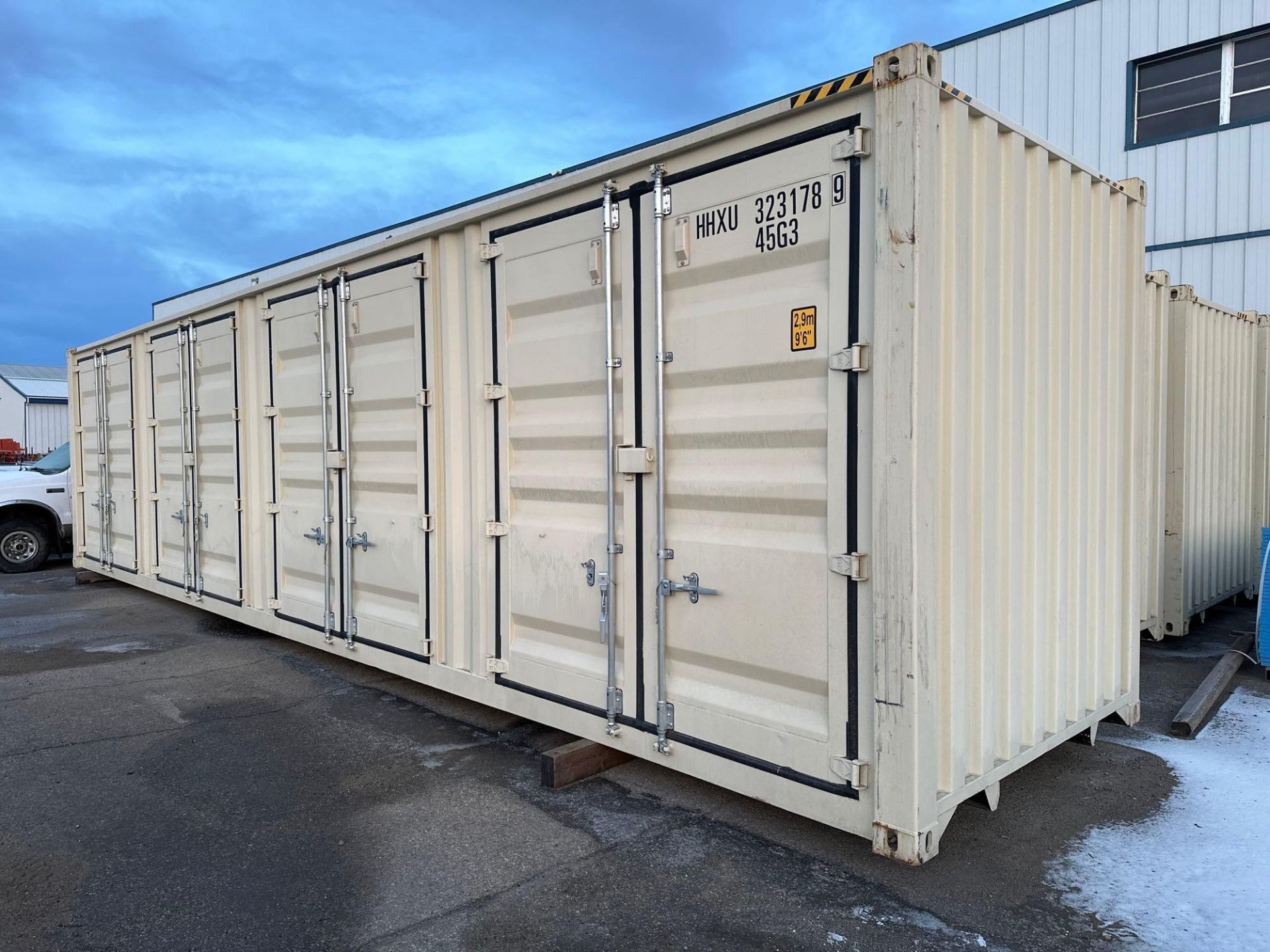 Single Use 40' High Cube Shipping Container with (4) Side Doors - Image 3 of 5