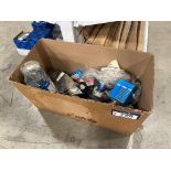 Box of Asst. Drill Bits, Parts, Tape, etc.