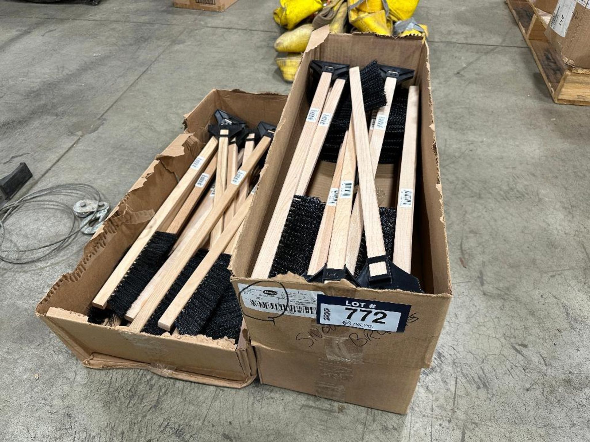 Lot of (3) Boxes of Asst. Snow Brushes