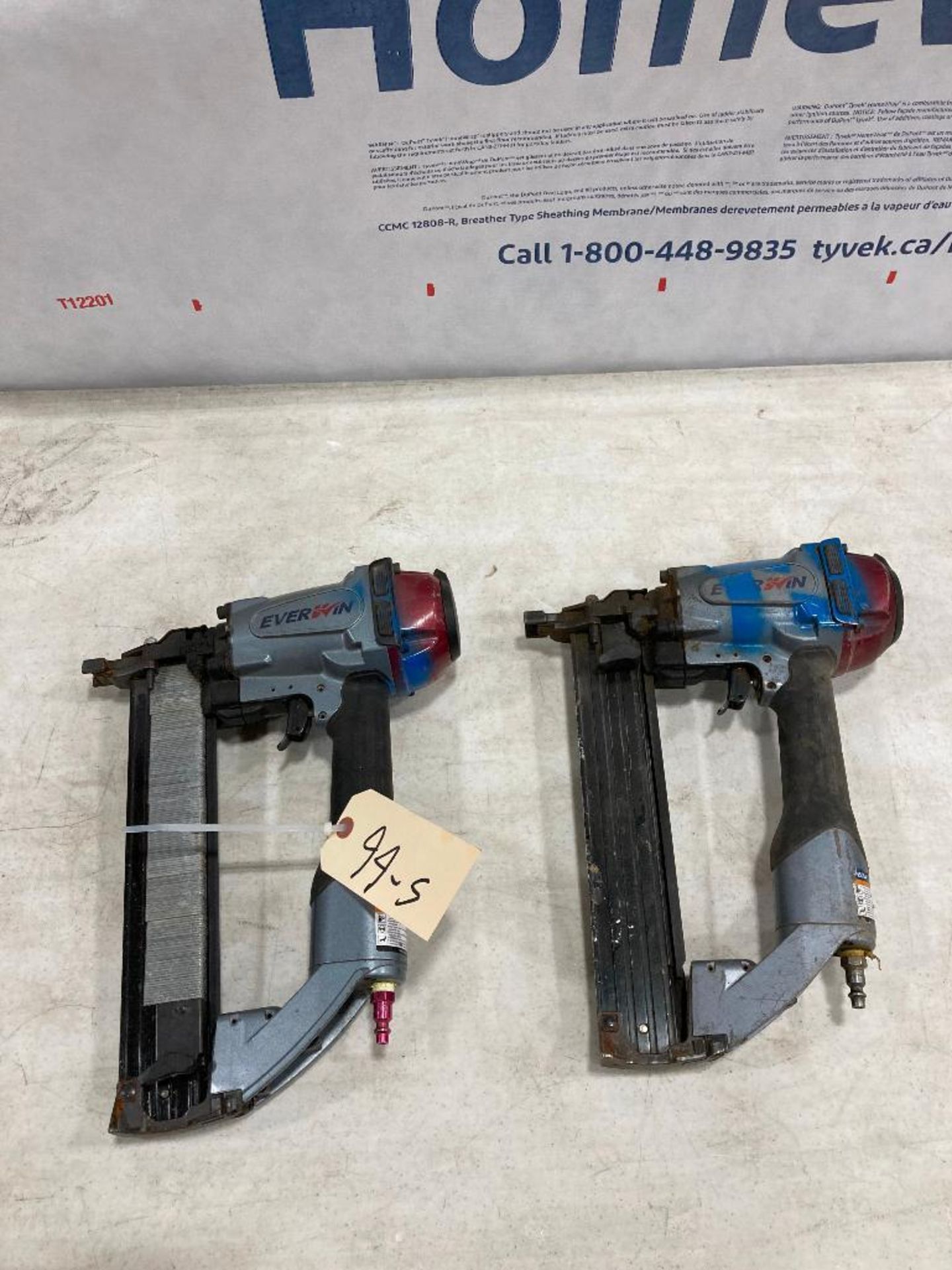 Lot of (2) Everwin SN50S4 Pneumatic Staplers - Image 2 of 6