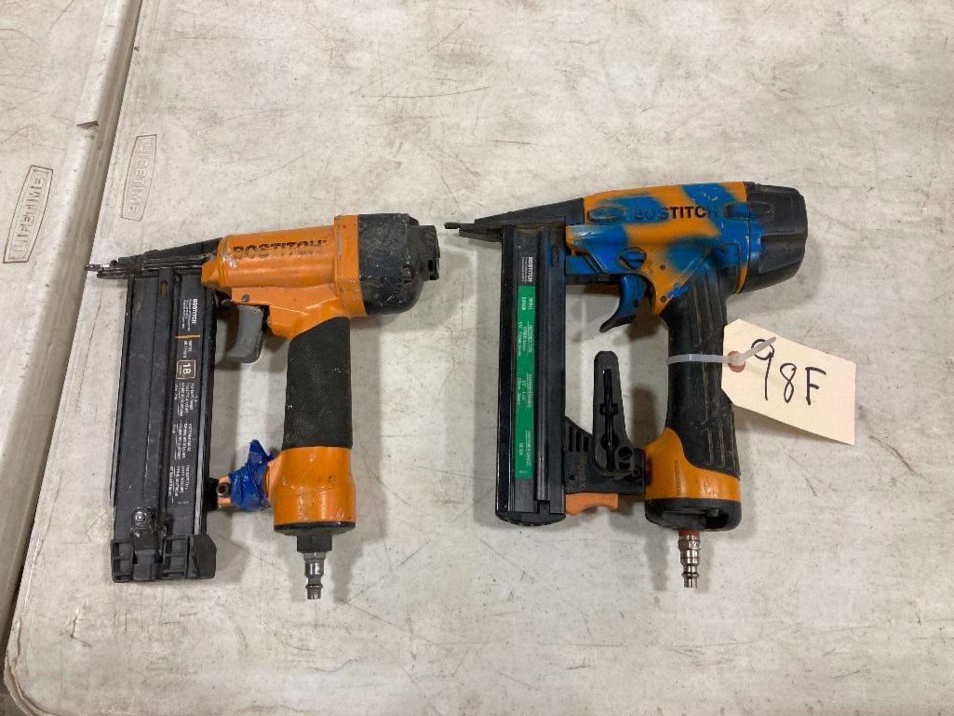 Lot of (2) Asst. Bostitch Pneumatic Brad Nailer