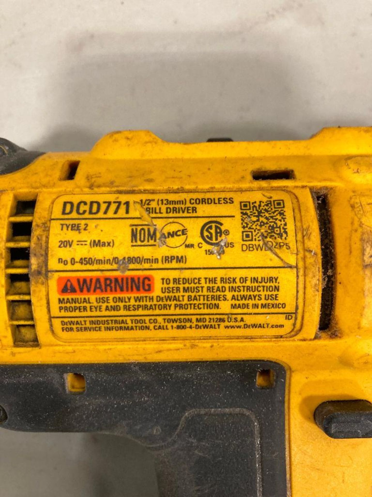 Lot of (1) DeWalt Impact & (1) DeWalt Drill and Battery Charger - Image 4 of 5