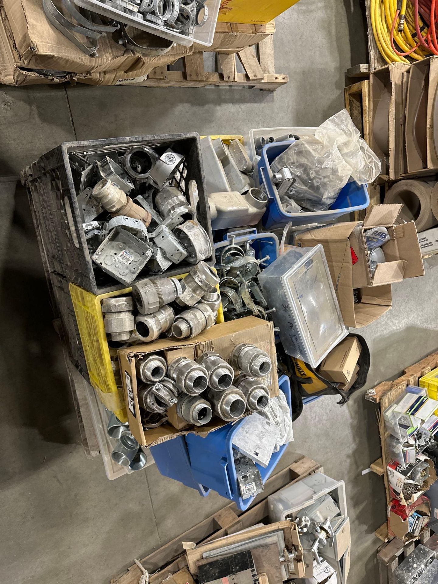 Pallet of Asst. Connectors, Hangers, Electrical Boxes, Breakers, Straps, etc. - Image 3 of 3