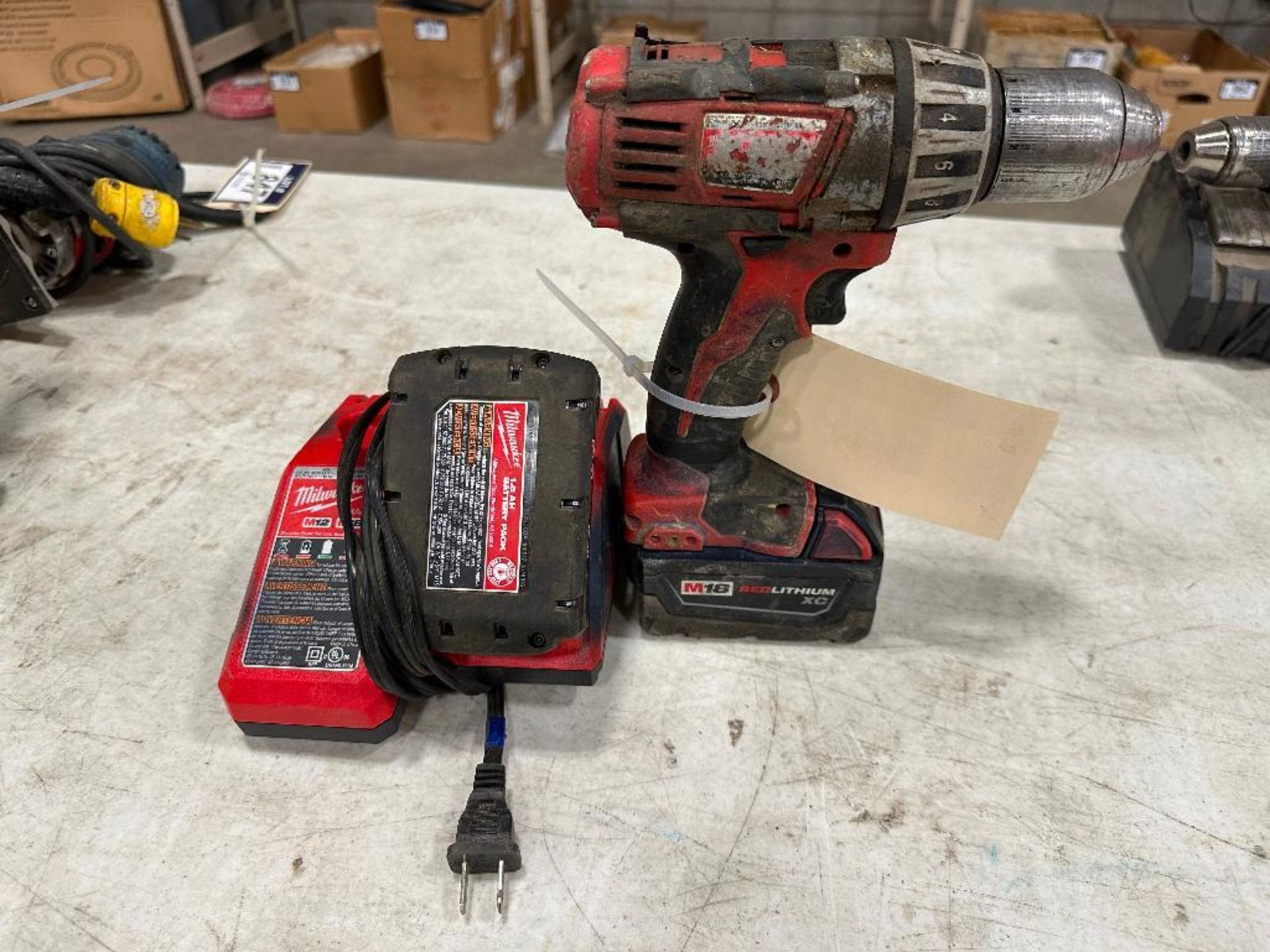 Milwaukee Cordless Drill w/ Charger and Battery - Image 4 of 5