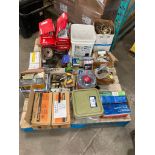 Pallet of Asst. Fasteners including Nails, Screws, Anchors, etc.