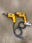 Lot of (1) DeWalt VSR Drill & (1) DeWalt VSR Drywall Screwdriver