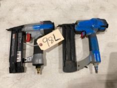 Lot of (2) Asst. Porter Cable Pneumatic Brad Nailers