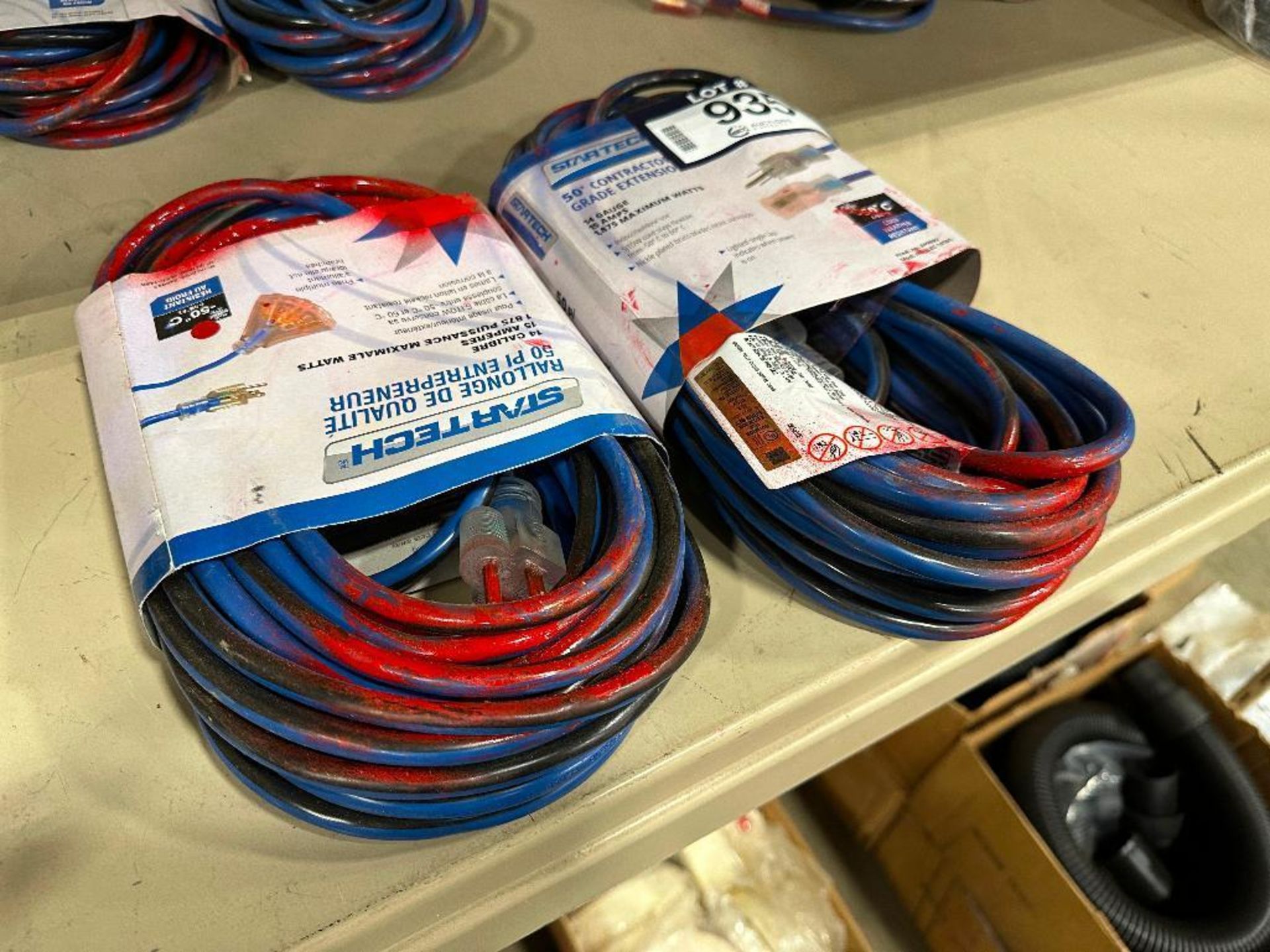 Lot of (2) Startech 50' Contractor Grade Extension Cords - Image 2 of 3