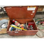 Tool Box w/ Asst. Chisels, Pliers, Sockets, etc.