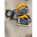 Lot of (2) DeWalt DWE575 Lightweight Circular Saws