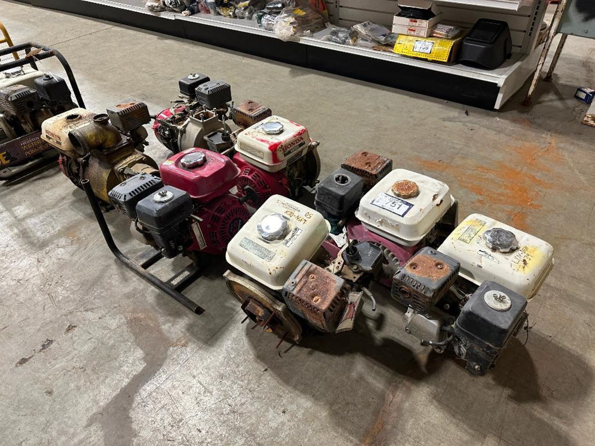 Lot of (7) Asst. Gas Engines *For Parts* - Image 2 of 5