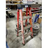 Sturdy 4" Fiberglass Step Ladder