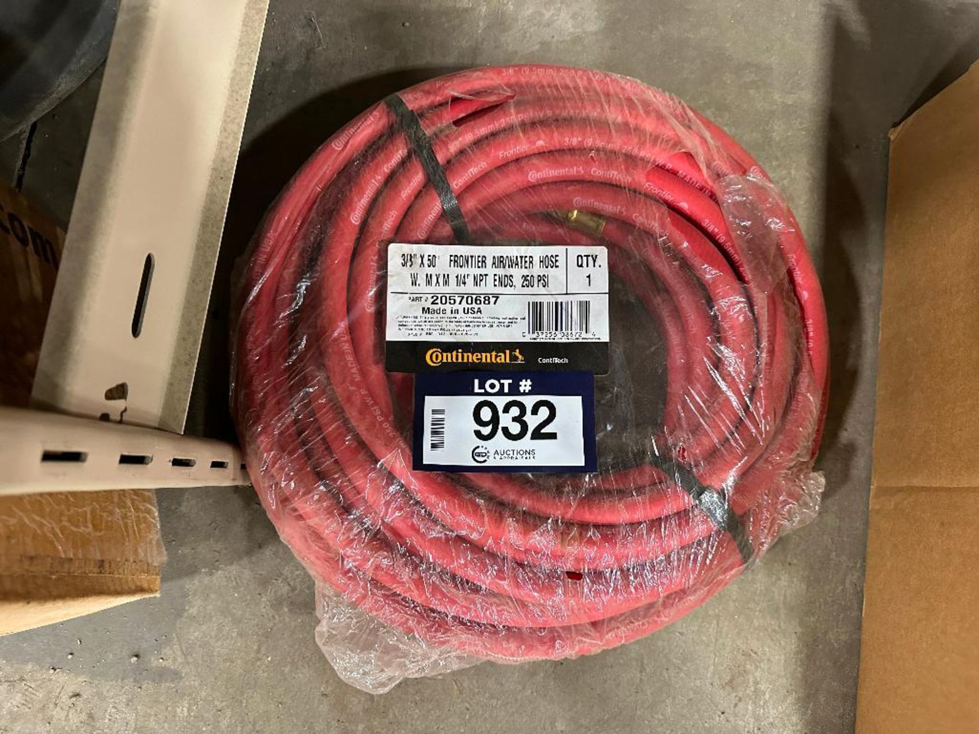 Continental 3/8” X50’ Frontier Air/Water Hose - Image 2 of 3