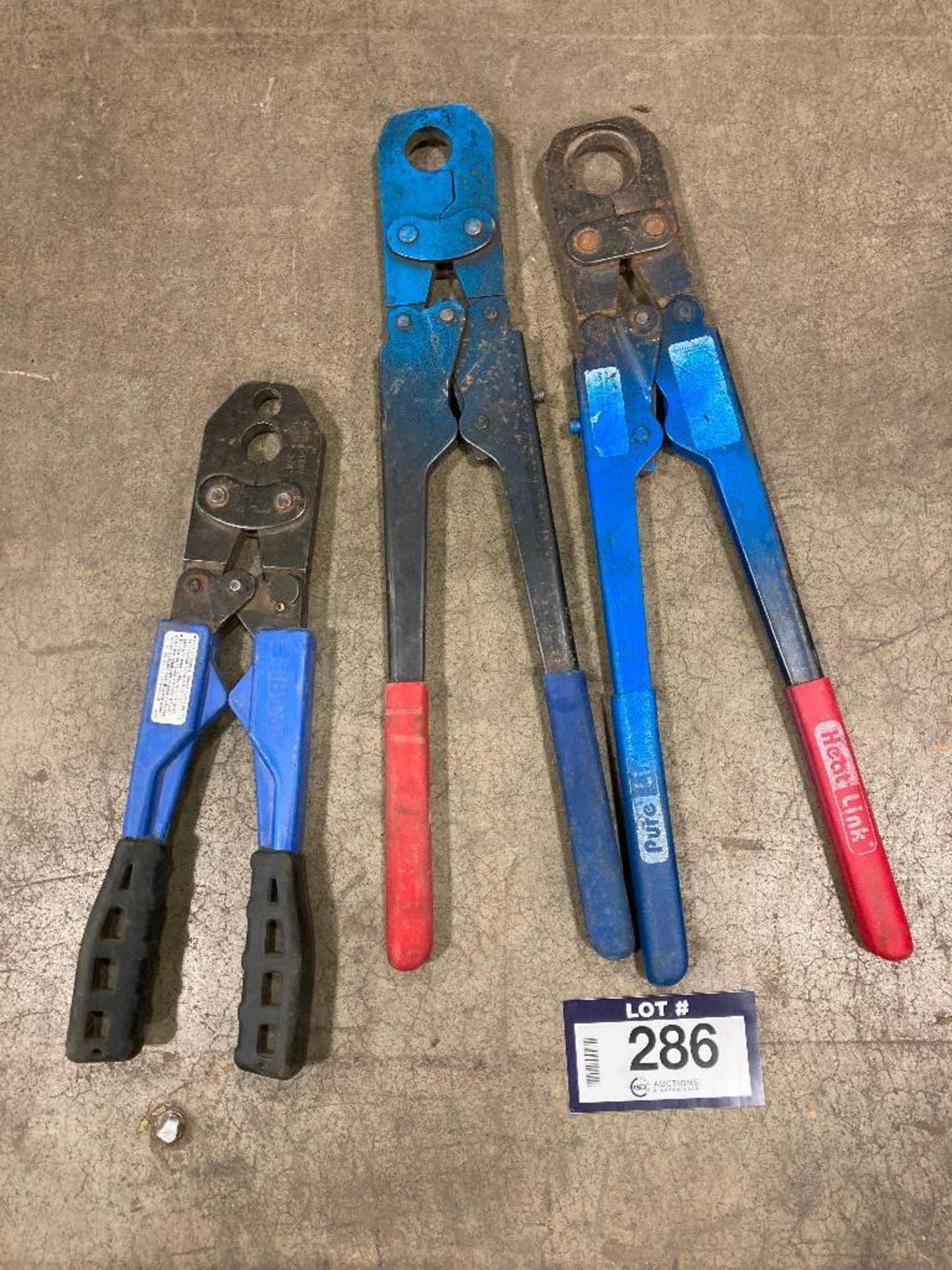Lot of (3) Asst. Pipe Crimping Tools - Image 2 of 3