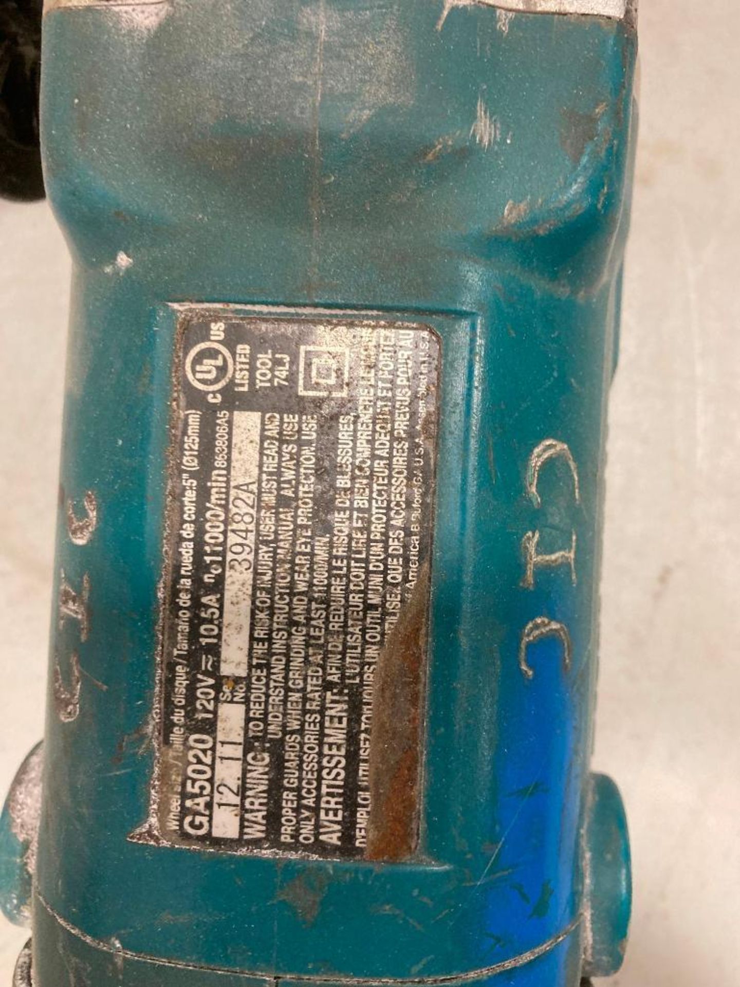 Lot of (4) Asst. Makita Angle Grinders - Image 8 of 10