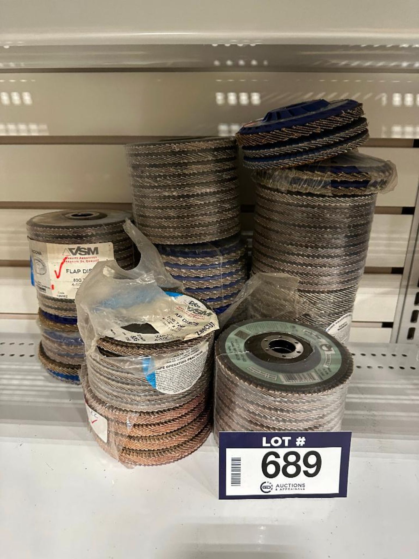 Lot of Asst. Abrasive Discs including Flap Discs, etc.