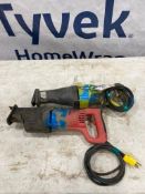 Lot of (1) Milwaukee Reciprocating Saw & (1) Ryobi Reciprocating Saw