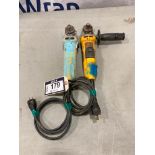 Lot of (2) Asst. DeWalt Angle Grinders