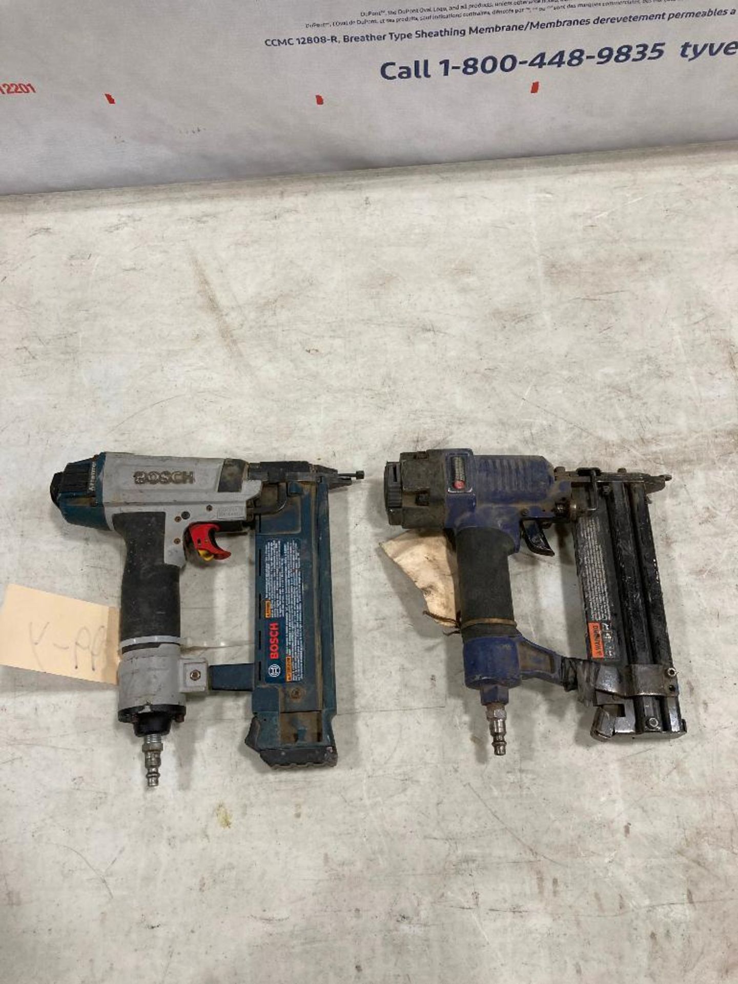 Lot of (2) Asst. Pneumatic Staplers - Image 4 of 9