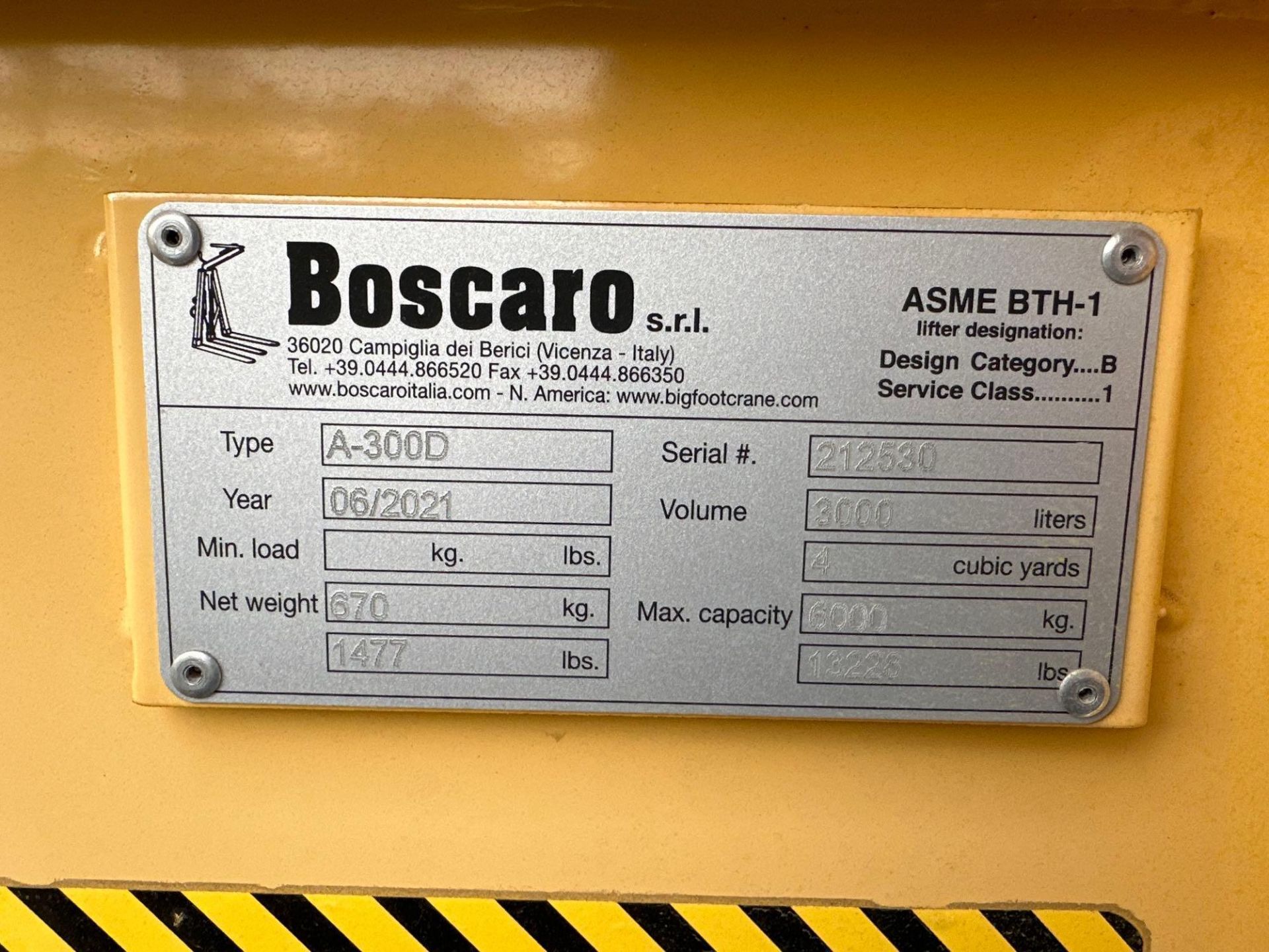 2021 Boscaro A-300D Self Discharging Boat Skip - Image 5 of 6