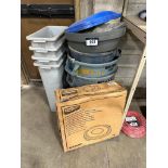 Lot of Asst. Garbage Cans, etc.