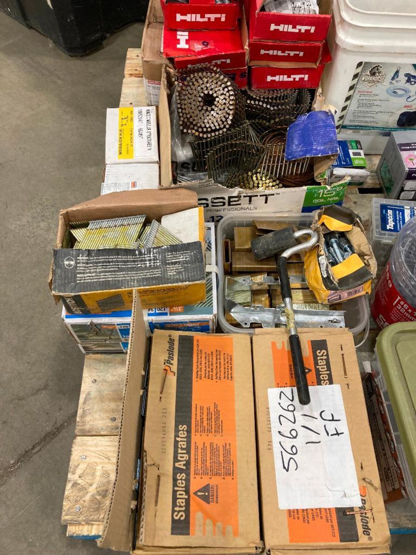 Pallet of Asst. Fasteners including Nails, Screws, Anchors, etc. - Image 4 of 5