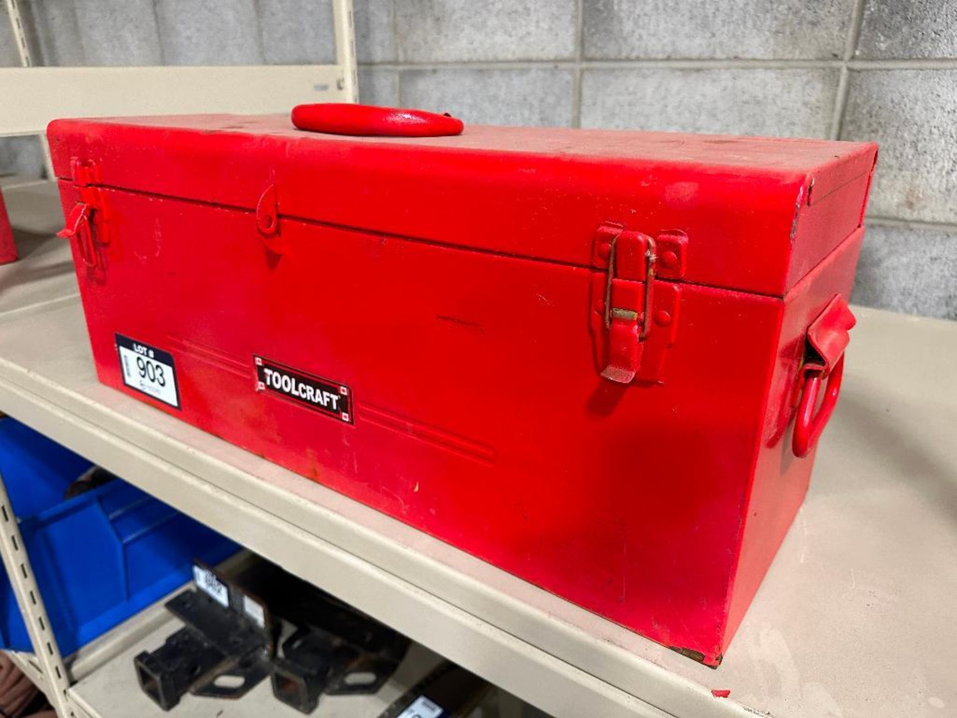 Toolcraft Red Tool Box