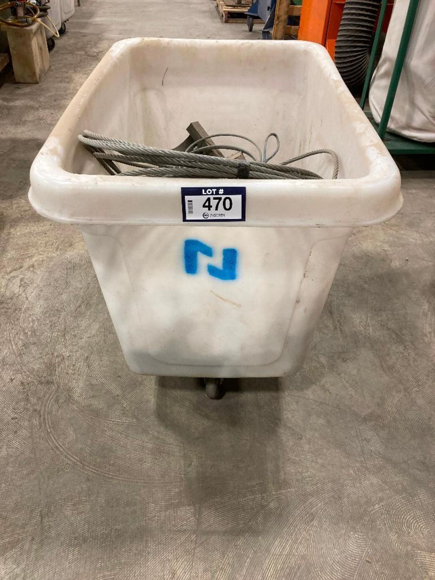 24" X 36" Material Bin w/ Asst. Cable, Durabloks, etc. - Image 2 of 5