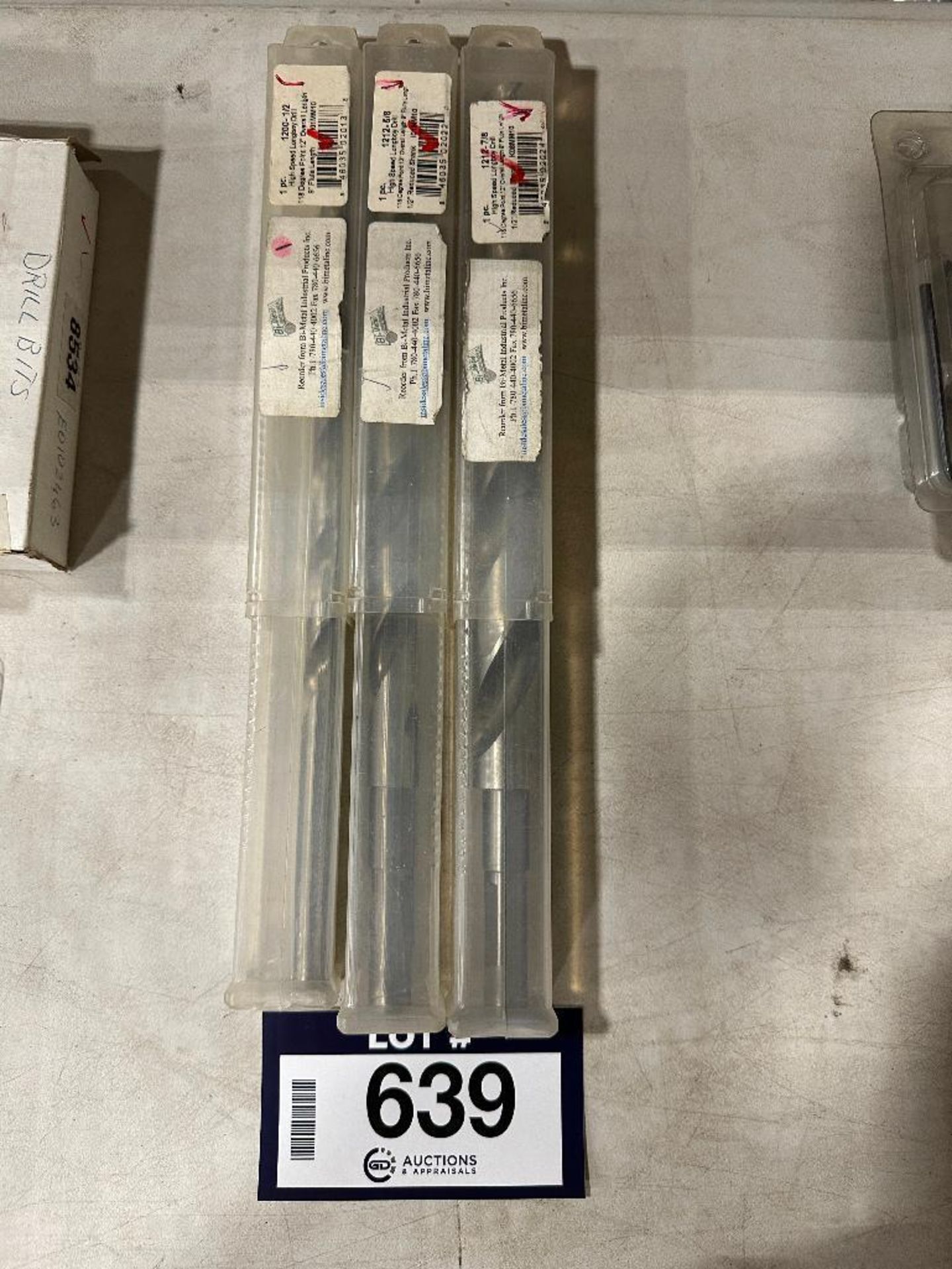 Lot of (3) High Speed Long Boy Drill Bits - Image 2 of 7