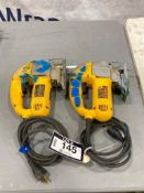 Lot of (2) DeWalt DW317 Orbital Jig Saws