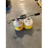 Lot of (2) Propane Tanks and Torch