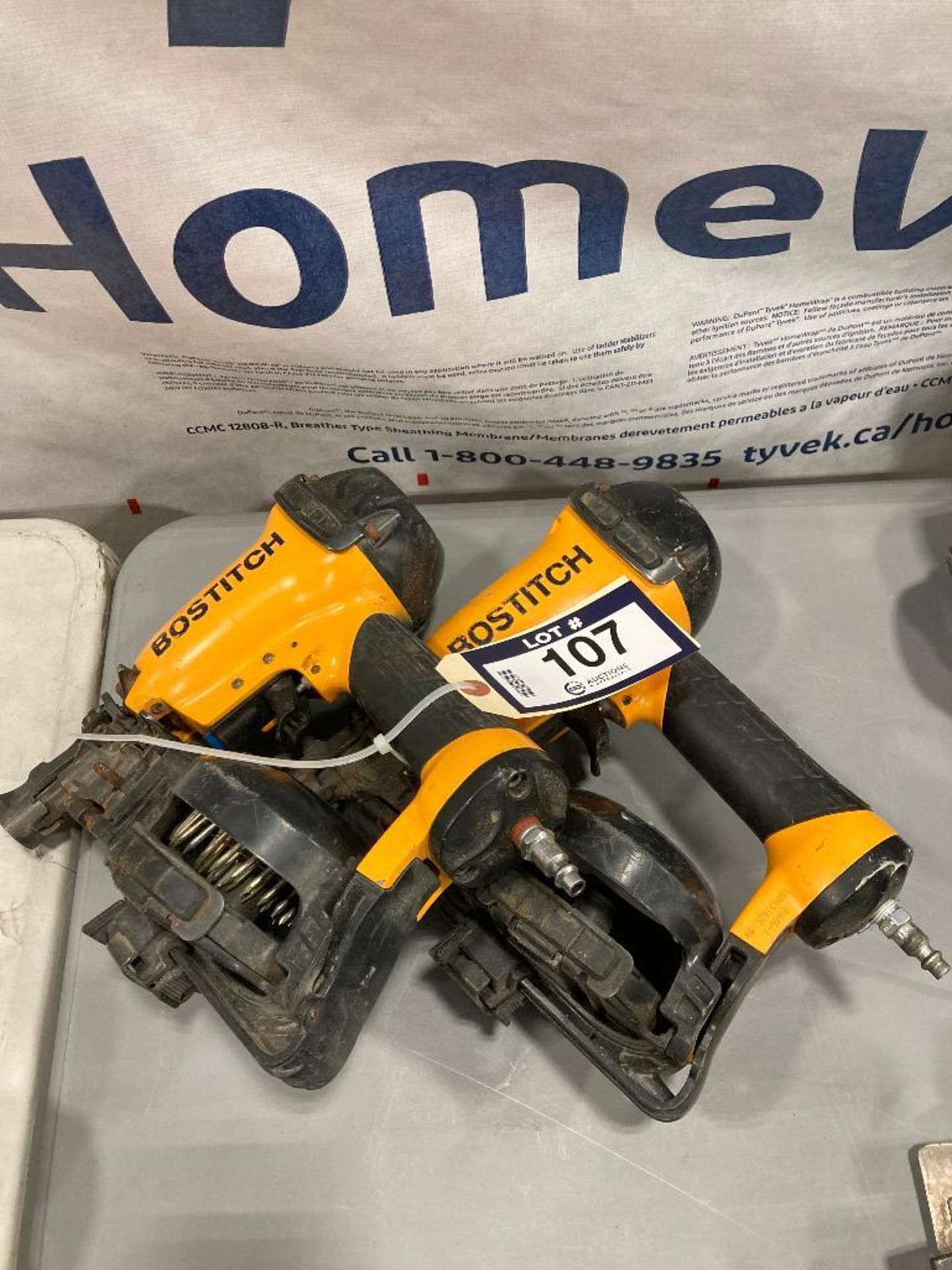 Lot of (2) Asst. Bostitch Nailers