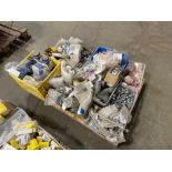 Pallet of Asst. Electrical Connectors, Marrettes, Solder, Plastic Fittings, etc.