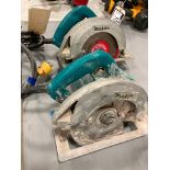 Lot of (2) Makita 5007NB 7-1/4 Circular Saws