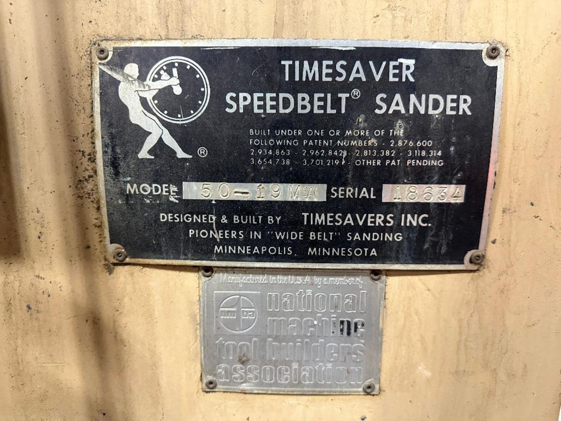 Timesavers 50-19MA Speed Belt Sander - Image 5 of 9