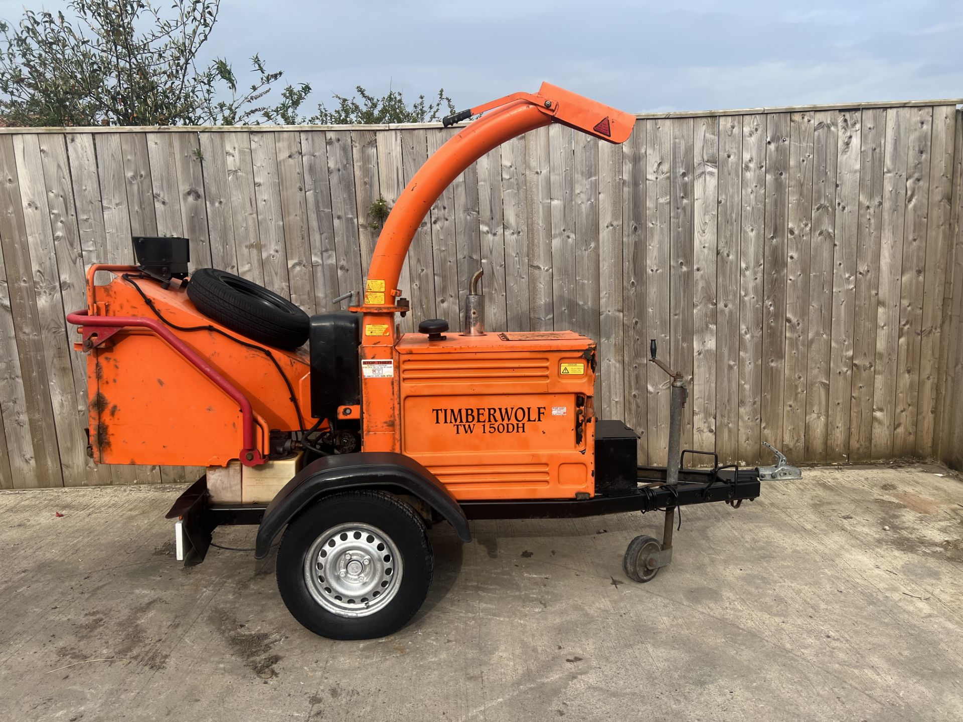 TIMBERWOLF TW150H TOWABLE DIESEL WOOD CHIPPER *LOCATION NORTH YORKSHIRE*