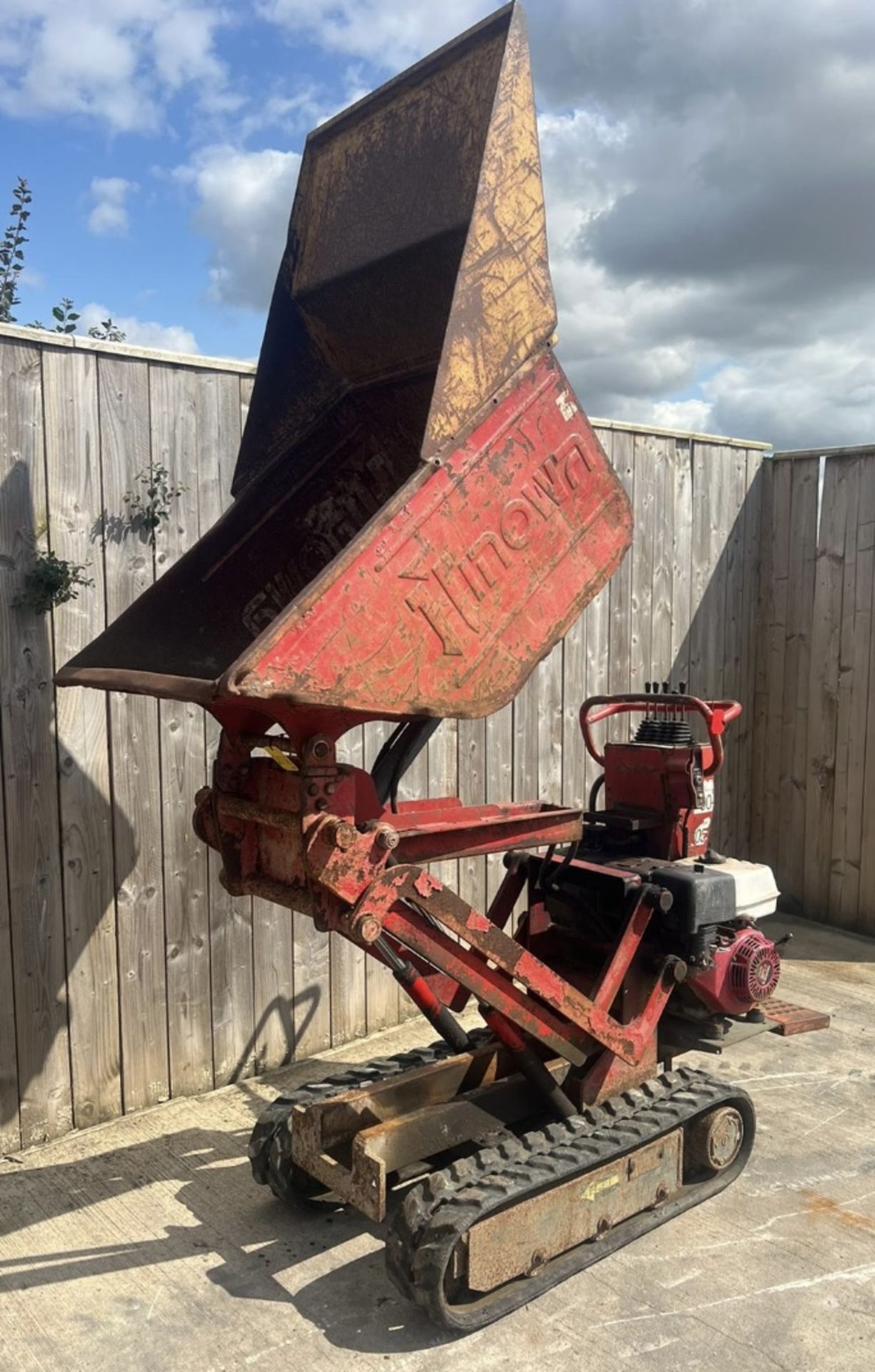 Hinowa high tip tracked dumper