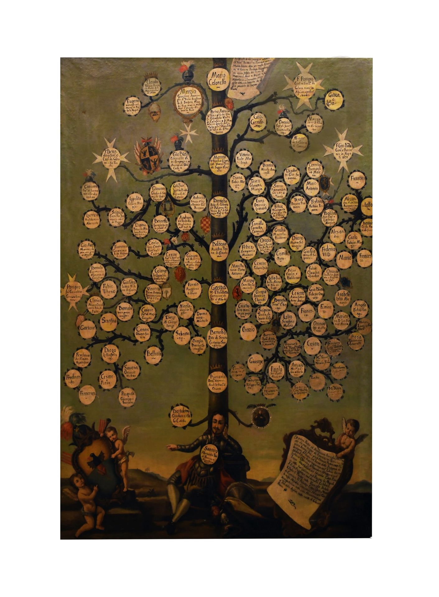 Straodinario Albero Genealogico della famiglia Abenante - Bild 2 aus 3