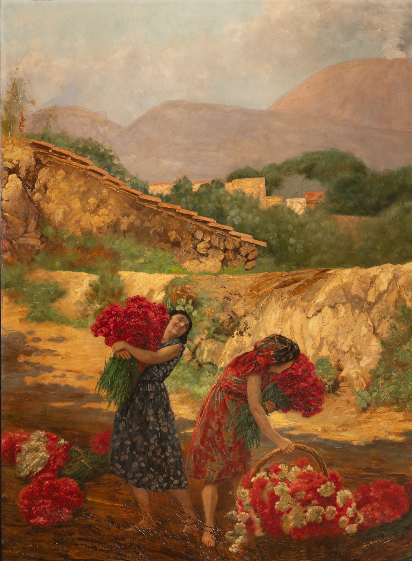  Donne che raccolgono fiori