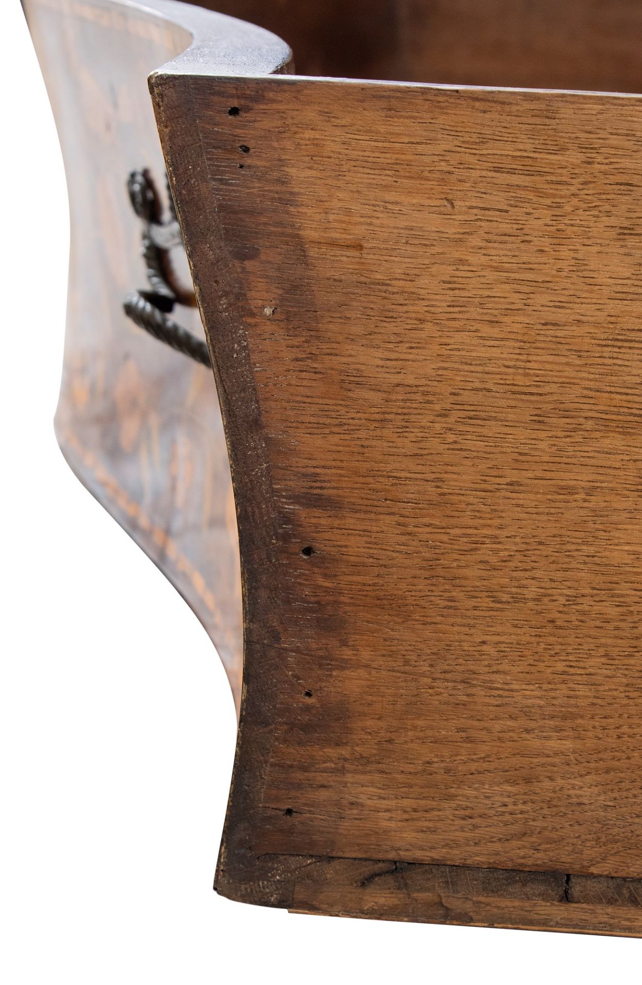 Grande ed importante trumeau olandese degli inizi del XVIII secolo in legno di rovere lastronato in  - Image 13 of 26