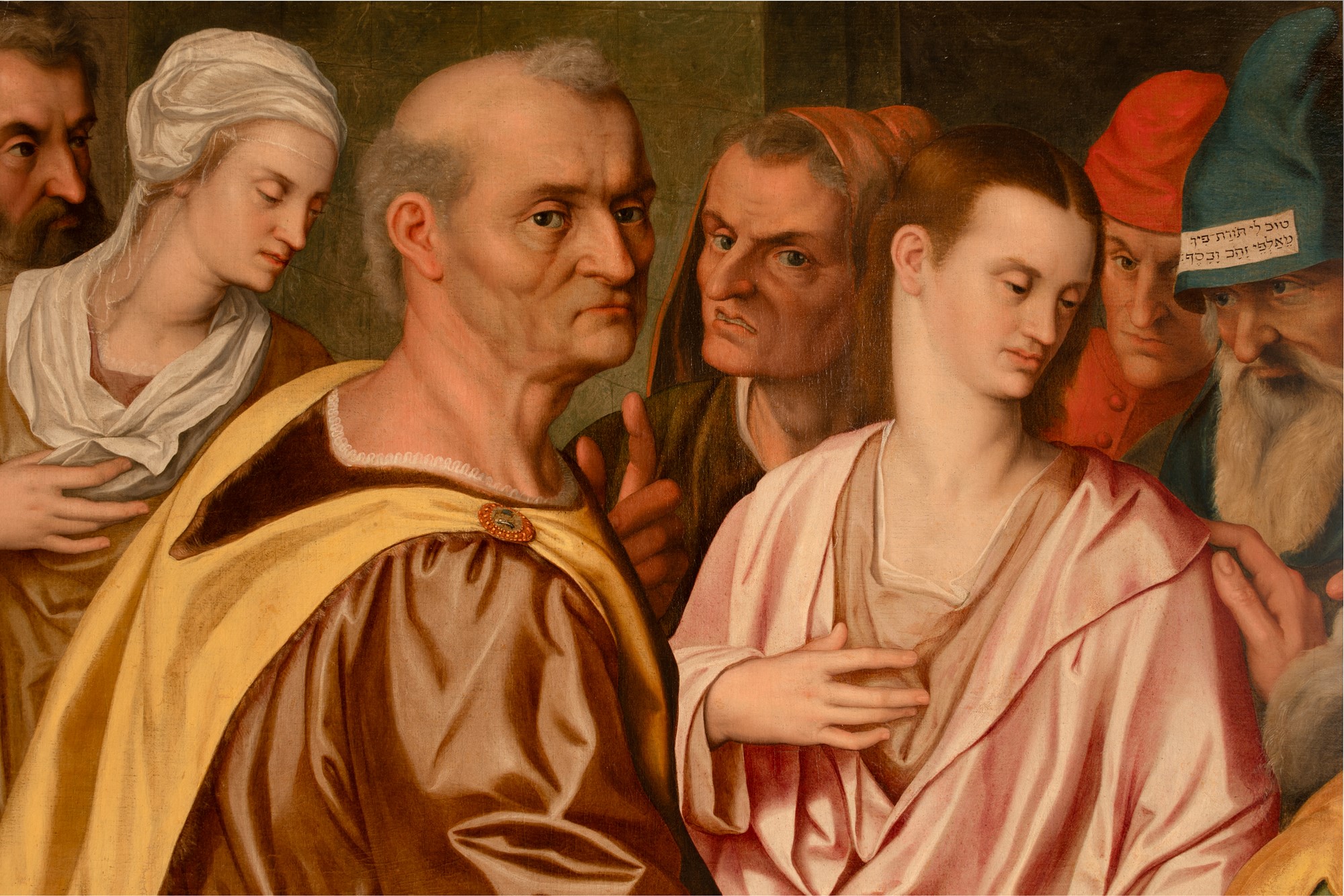 Cristo tra i dottori con l’arrivo di Maria e Giuseppe - Image 5 of 13