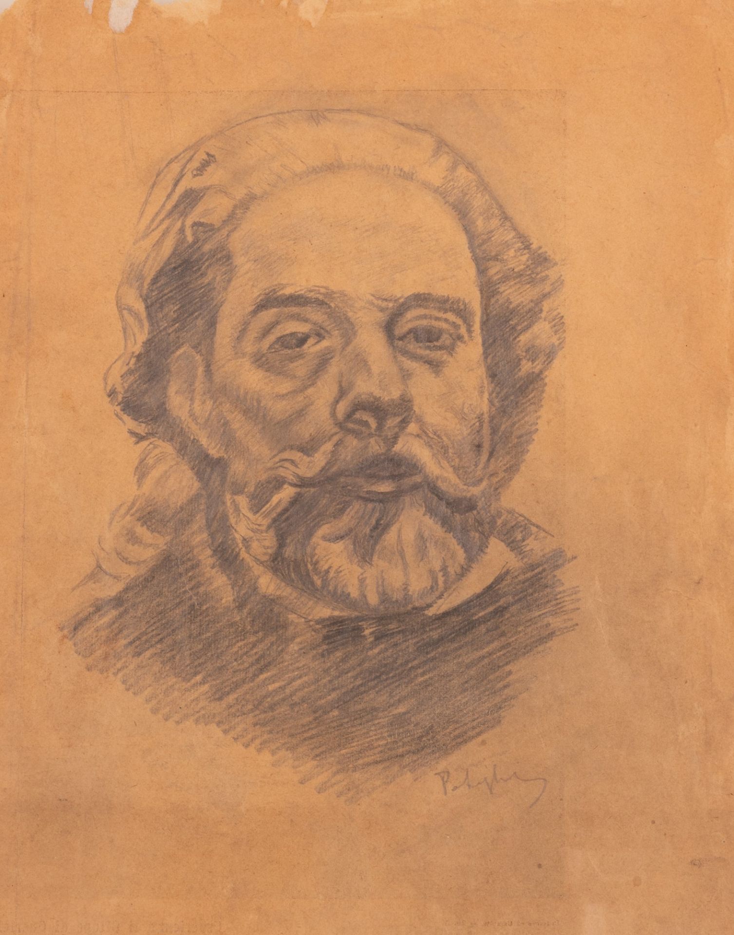 Ritratto di uomo con barba e mostacci - Image 2 of 8