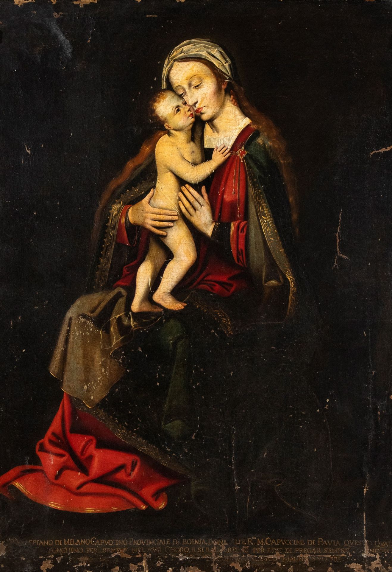Madonna con Gesù Bambino in braccio
