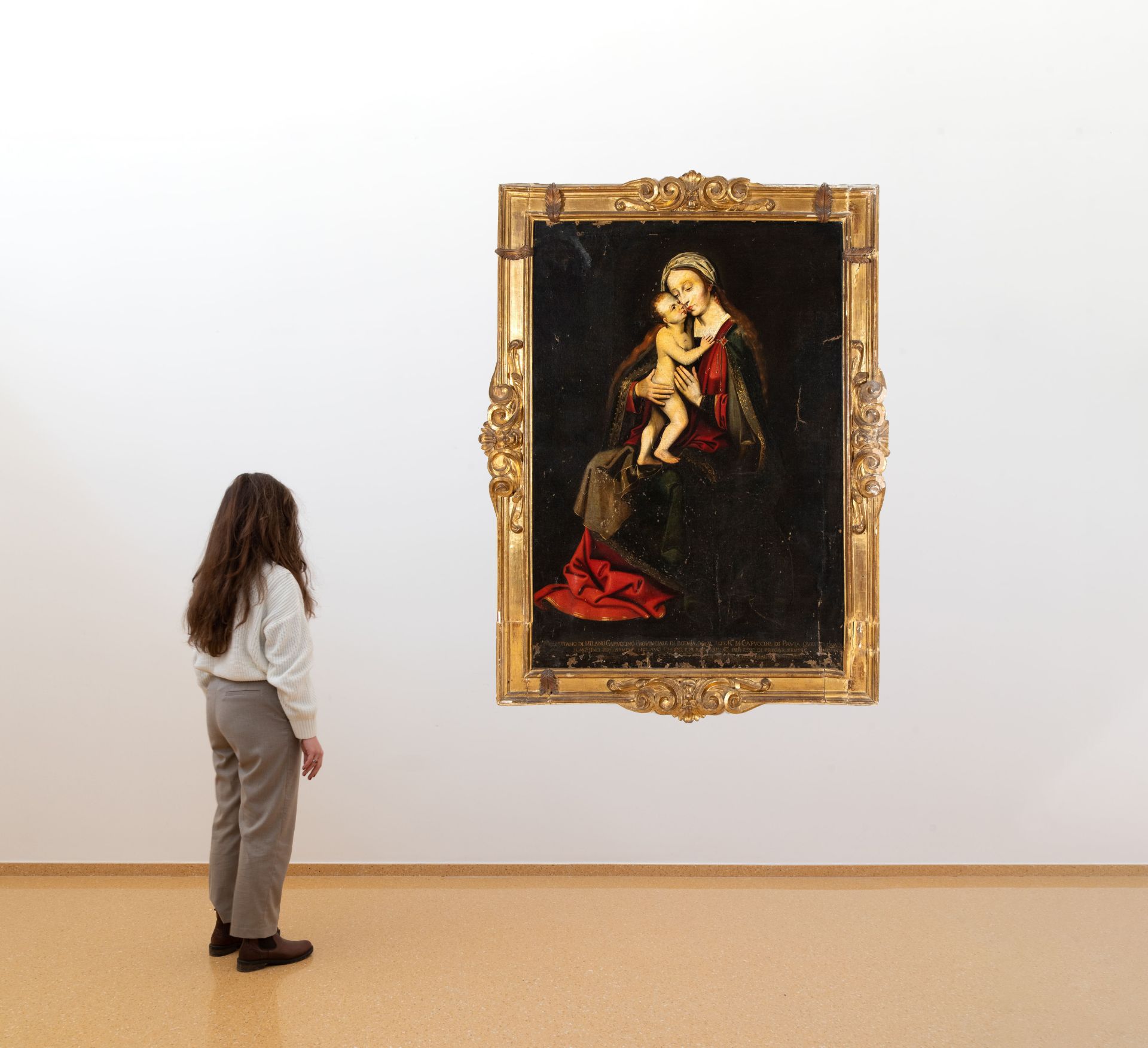 Madonna con Gesù Bambino in braccio - Image 5 of 5