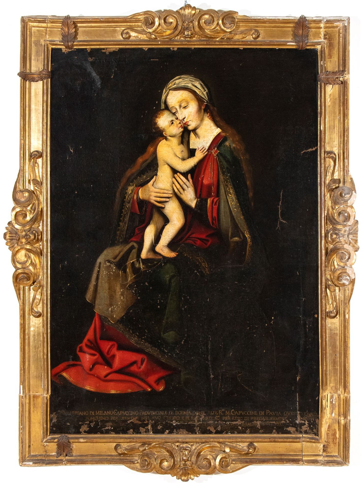 Madonna con Gesù Bambino in braccio - Image 2 of 5
