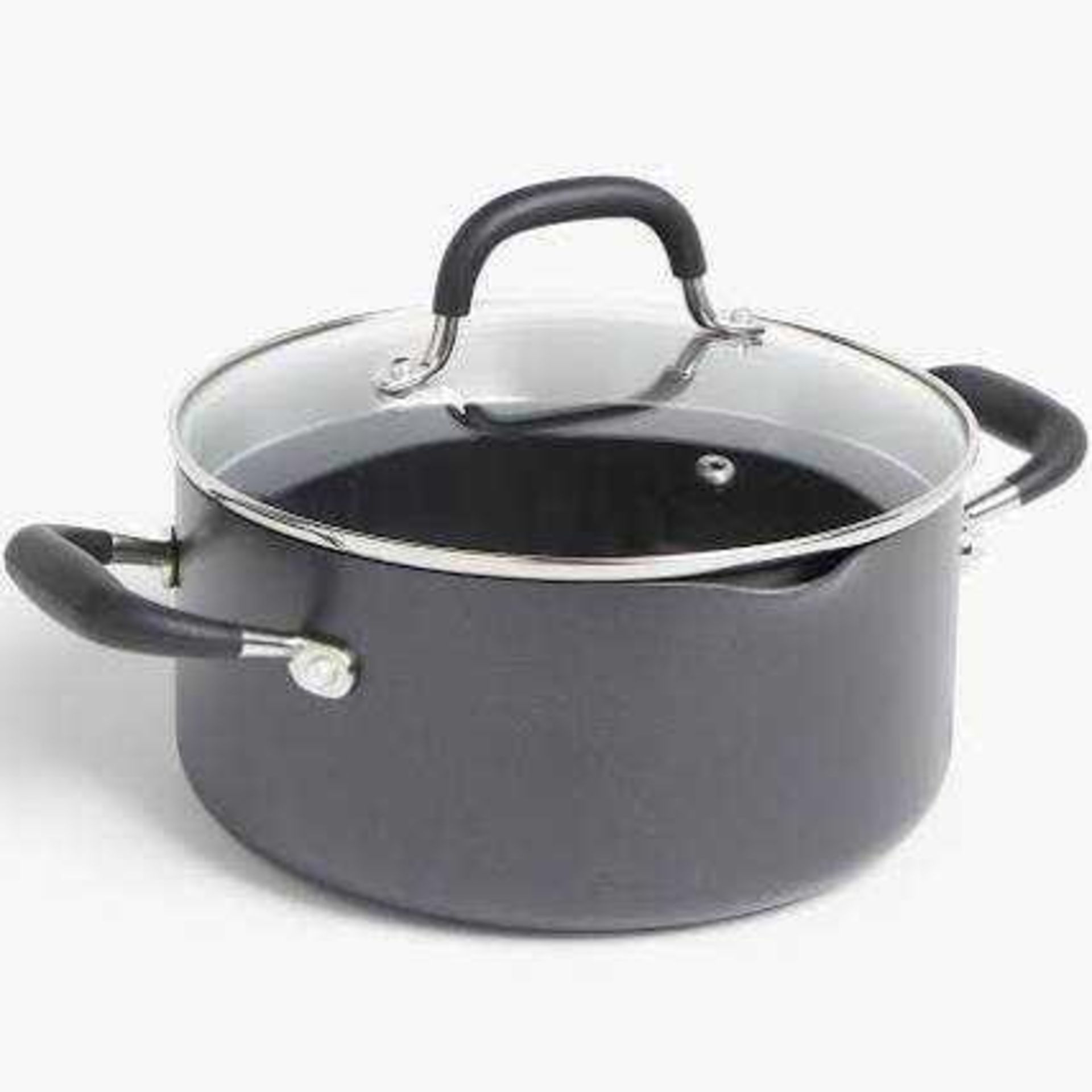 RRP £210 Lot To Contain 2X Assorted Boxed John Lewis Cooking Items, The Pan 3 Piece Saucepan Set & A