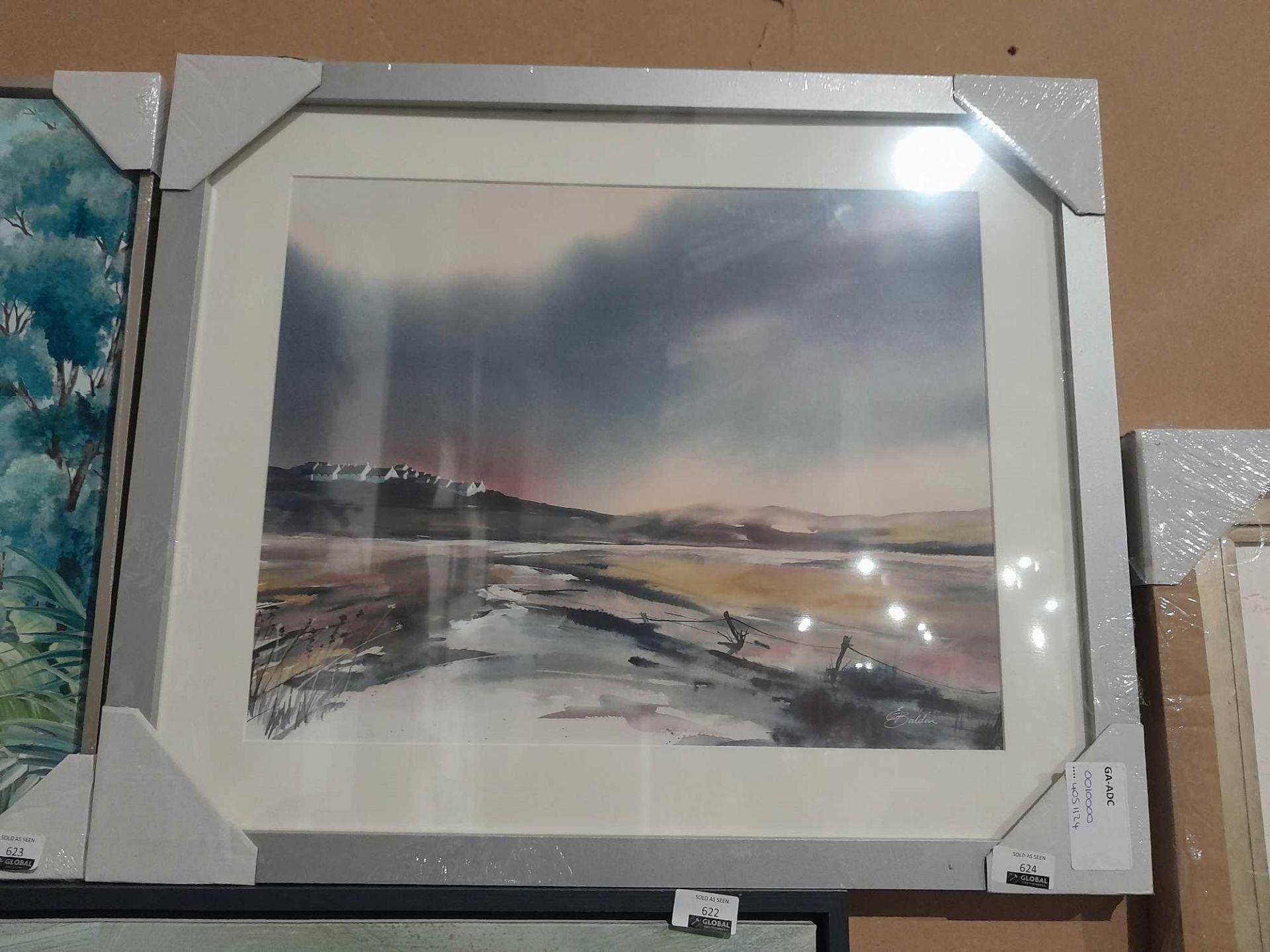 RRP £100 Elizabeth Baldin - Halfway Home Framed Print & Mount, 55.5 X 65.5Cm, Grey - Image 2 of 2