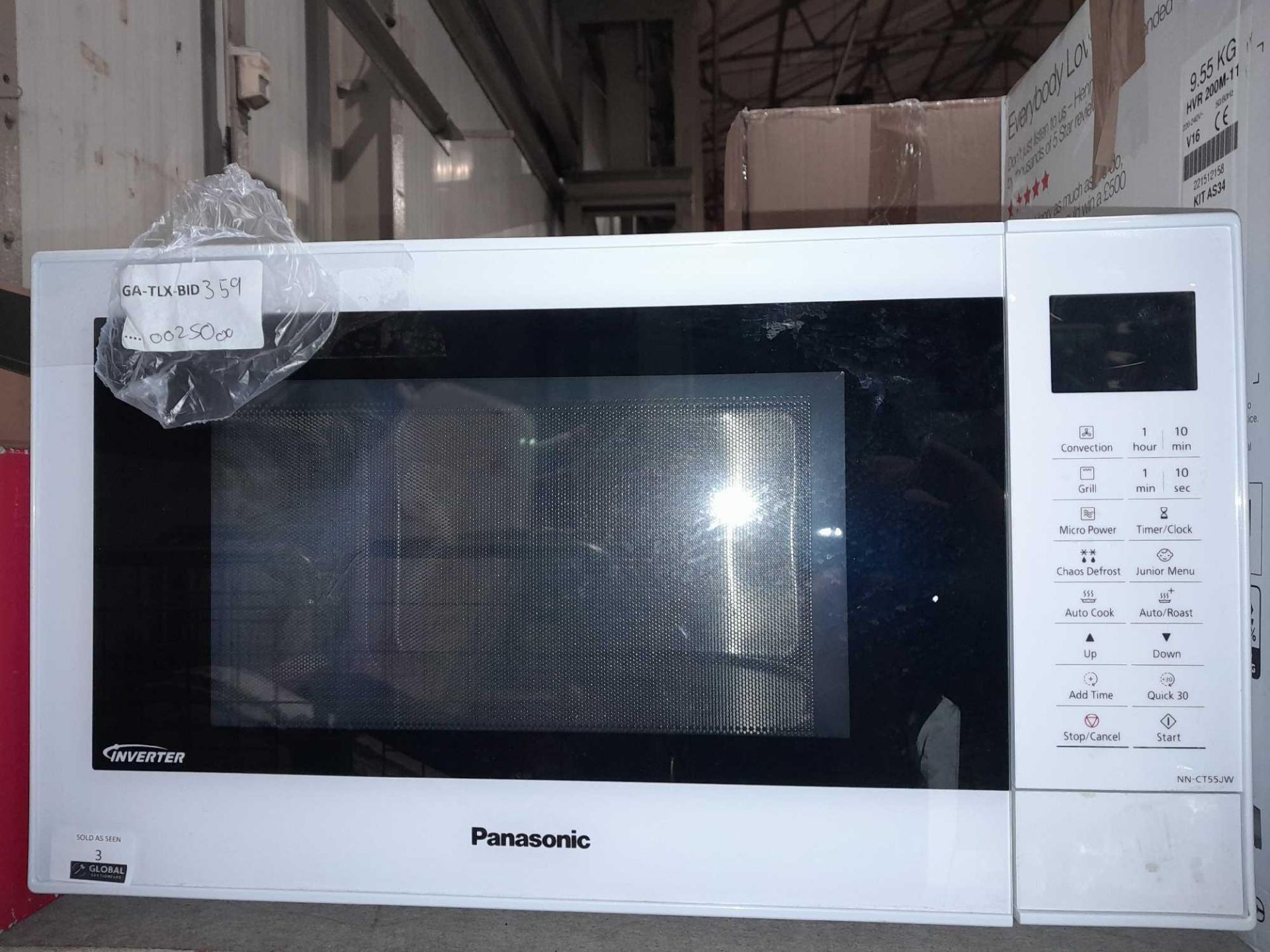 RRP £250 Panasonic Nn-Ct55Jw White Convection Grill Microwave Oven - Image 2 of 2